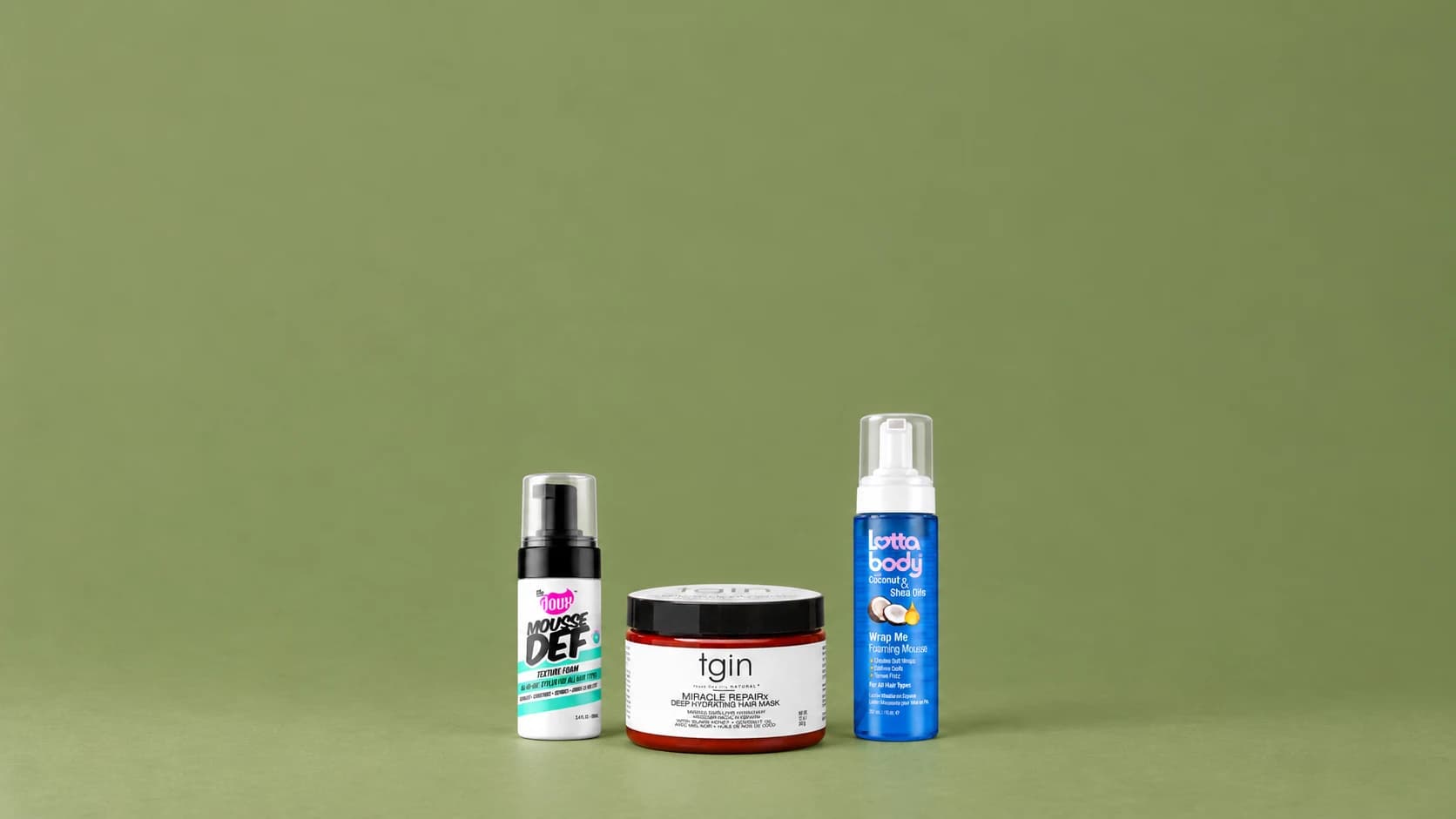The Doux, TGIN, and Lottabody beauty-supply products