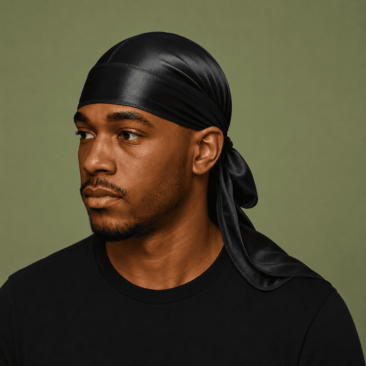 Black BGR Silky Durag